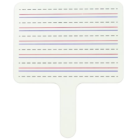 C-Line Products Two-Sided Dry Erase Answer Paddles, PK12 CLI4067012
